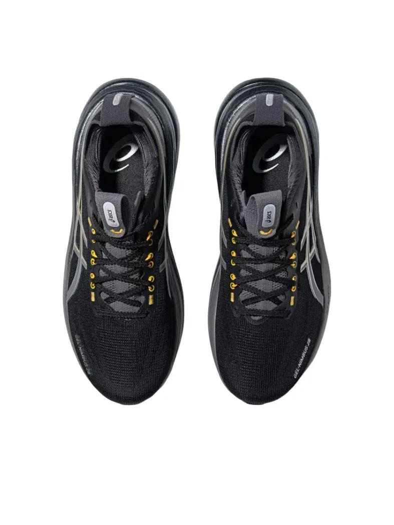 Мужские беговые кроссовки с шнуровкой Gel-Nimbus 28 ASICS — изображение 5 из 6, черный