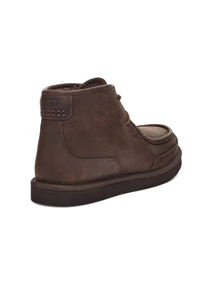 Мужские зимние ботинки UGG Bosley Series кожаные с овчиной — изображение 5 из 7, коричневый
