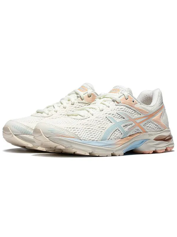 Кроссовки гель флюс 4 розовый Asics — изображение 2 из 4, белый/розовый