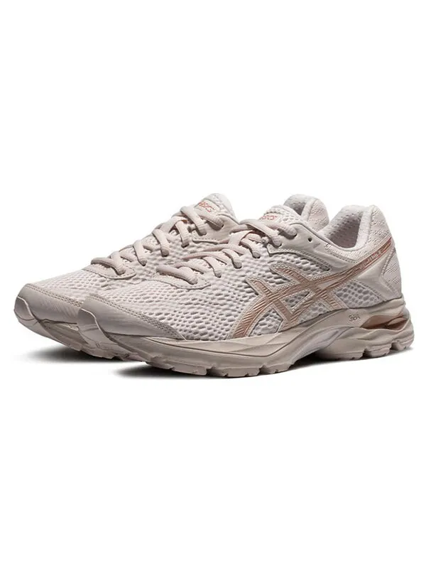 Кроссовки гель флюс 4 золотистый Asics — изображение 2 из 4, кремовый/золотистый