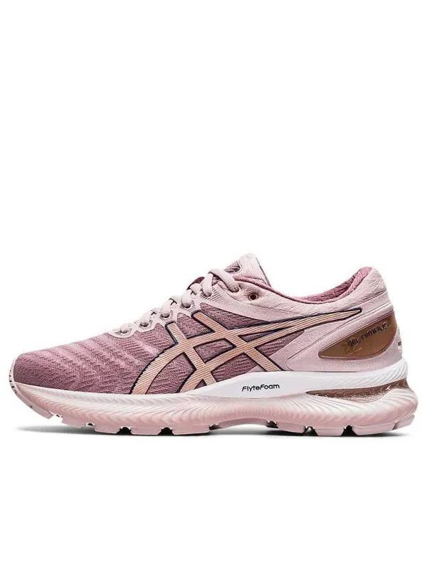 Кроссовки гель нимбус 22 ширина Asics — изображение 1 из 4, розовый золотистый