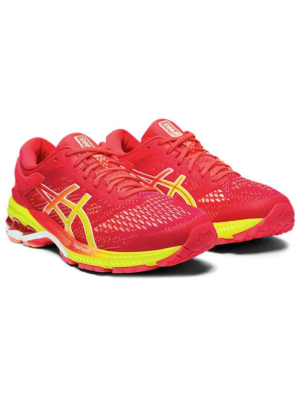 Кроссовки гель каяно 26 Asics — изображение 3 из 4, красный/желтый