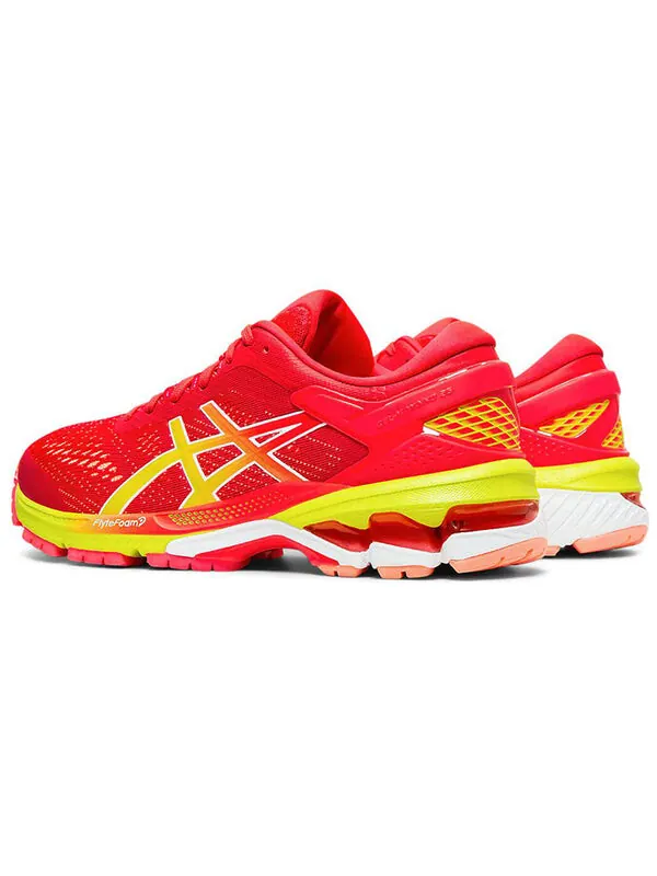 Кроссовки гель каяно 26 Asics — изображение 4 из 4, красный/желтый