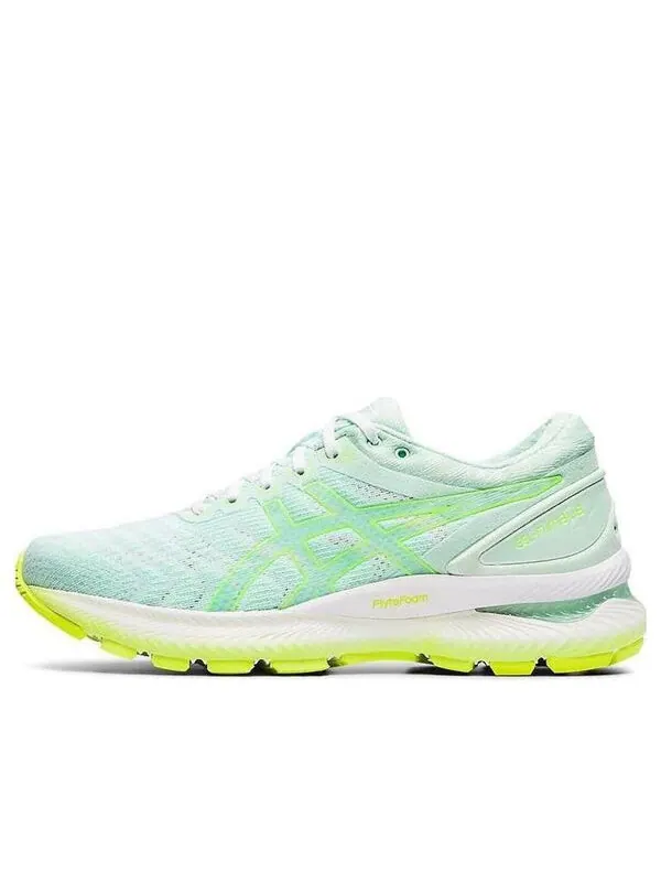 Кроссовки гель нимбус 22 Asics — изображение 1 из 4, зеленый/желтый