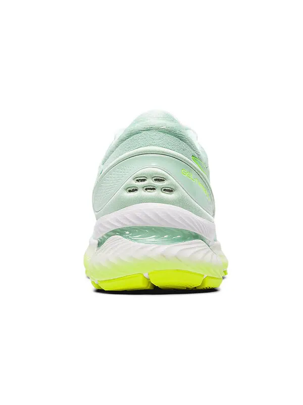 Кроссовки гель нимбус 22 Asics — изображение 4 из 4, зеленый/желтый