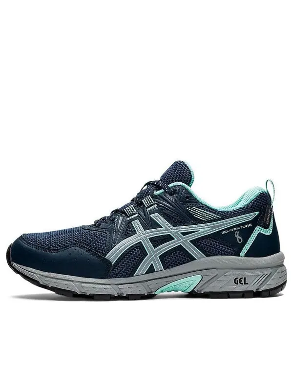 Кроссовки gel-venture 8 'mako blue oasis green' Asics — изображение 1 из 4, синий