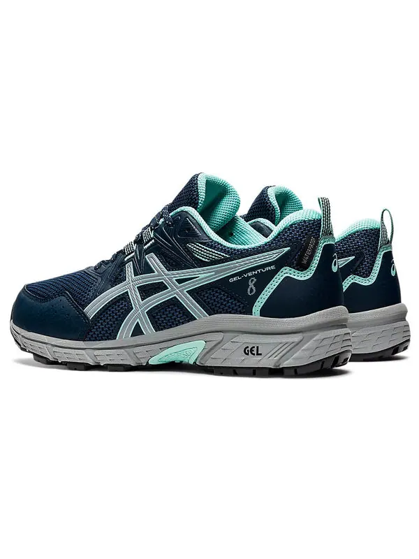 Кроссовки gel-venture 8 'mako blue oasis green' Asics — изображение 4 из 4, синий