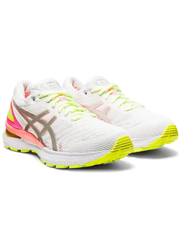 Кроссовки гелевые нимбус 22 облегченный показ Asics — изображение 3 из 4, розовый