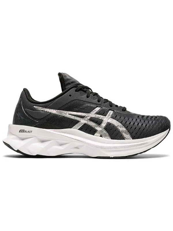 Кроссовки novablast платина Asics — изображение 2 из 4, черный/белый