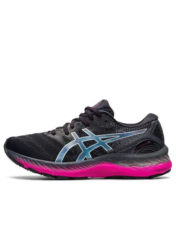 Кроссовки гель нимбус 23 Asics — изображение 1 из 4, серый/черный/синий