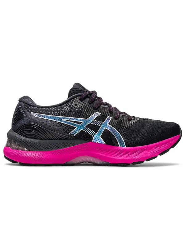 Кроссовки гель нимбус 23 Asics — изображение 2 из 4, серый/черный/синий