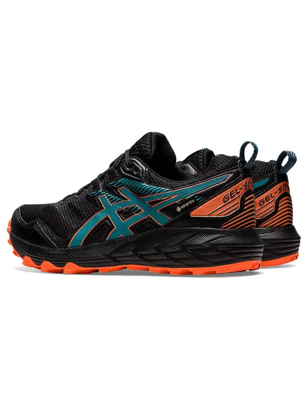Кроссовки gel-sonoma 6 gore-tex 'black misty pine' Asics — изображение 4 из 4, черный/зеленый