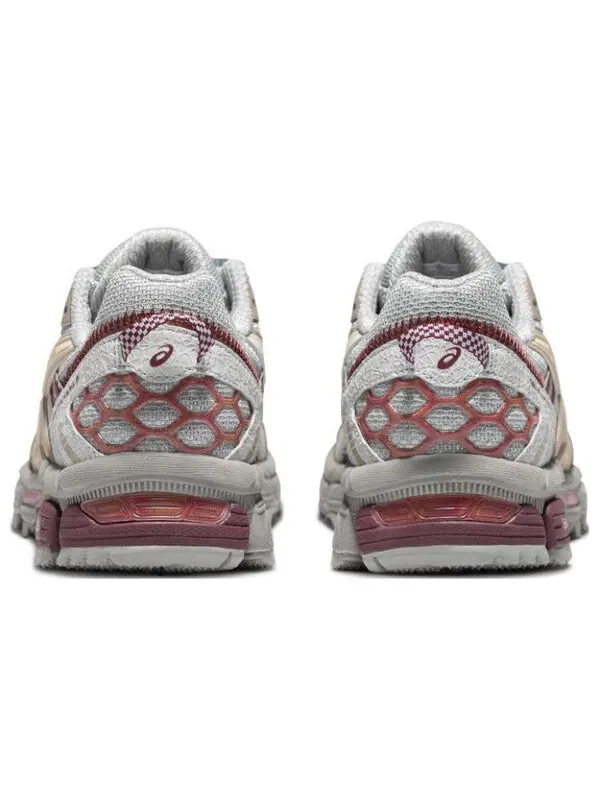 Кроссовки гелевые кахана 8 Asics — изображение 4 из 4, серо-красный