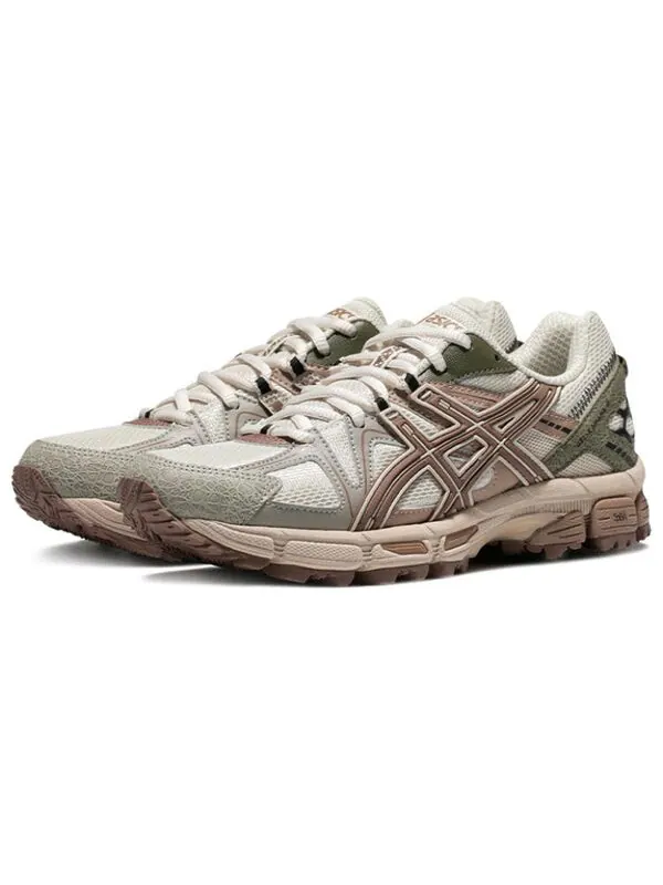 Кроссовки гелевые кахана 8 Asics — изображение 2 из 4, серо-красный