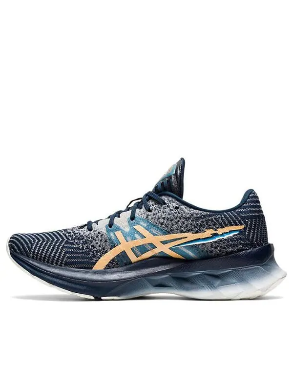 Кроссовки новабласт Asics — изображение 1 из 4, серый/синий
