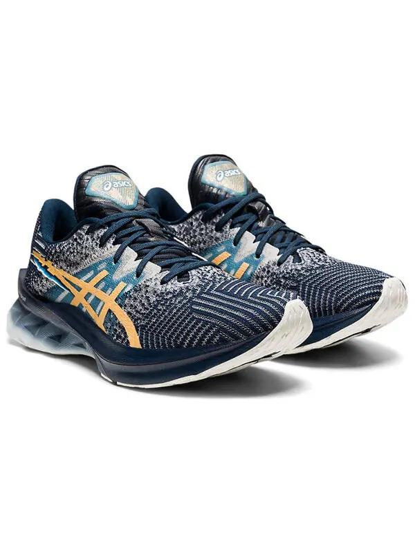 Кроссовки новабласт Asics — изображение 3 из 4, серый/синий