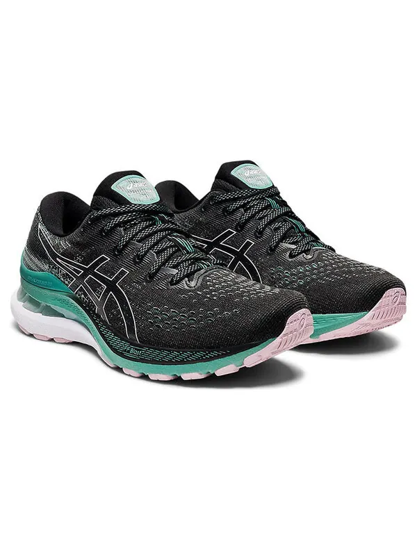 Кроссовки гель каяно 28 Asics — изображение 3 из 4, черный/зеленый