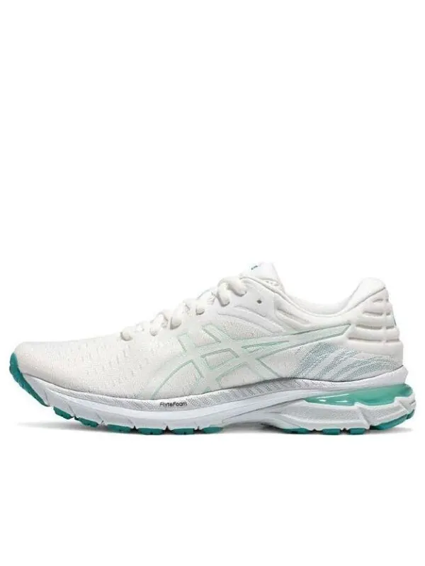 Кроссовки гель преследовать 7 Asics — изображение 1 из 4, белый/зеленый