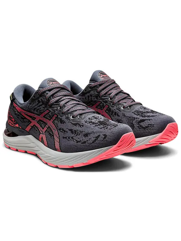 Кроссовки гель кумулус 23 gtx Asics — изображение 3 из 4, серый/красный