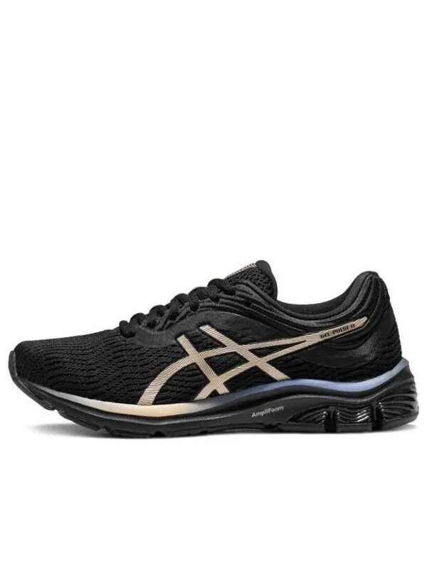 Кроссовки гель пульс 11 Asics — изображение 1 из 4, черный/золотистый