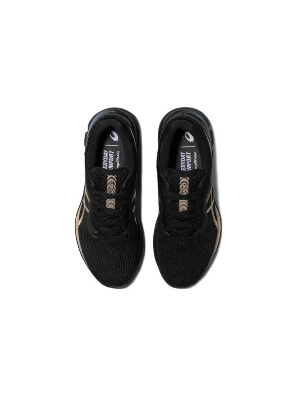 Кроссовки гель пульс 11 Asics — изображение 4 из 4, черный/золотистый