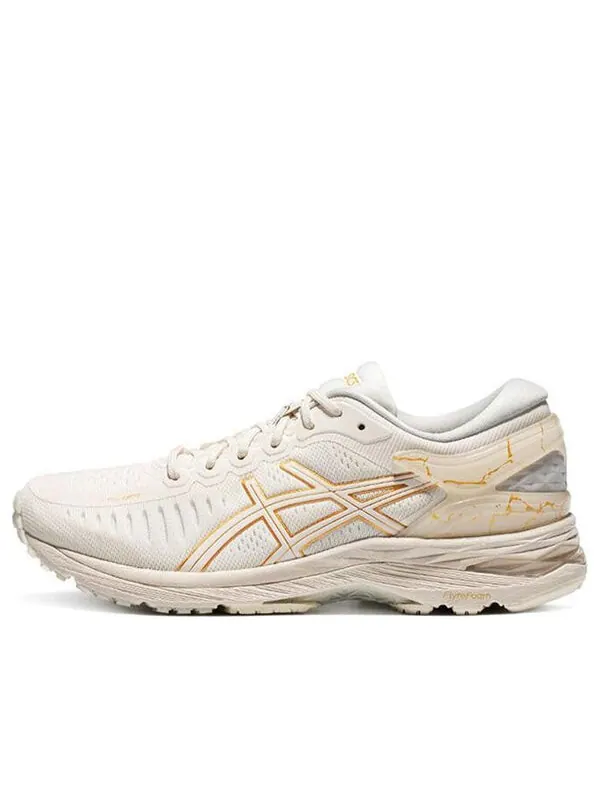 Кроссовки metarun золотые Asics — изображение 1 из 4, белый/золотистый
