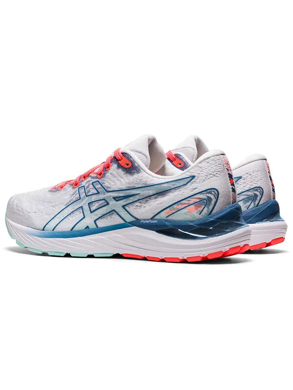 Кроссовки гель кумулус 23 Asics — изображение 4 из 4, белый/синий