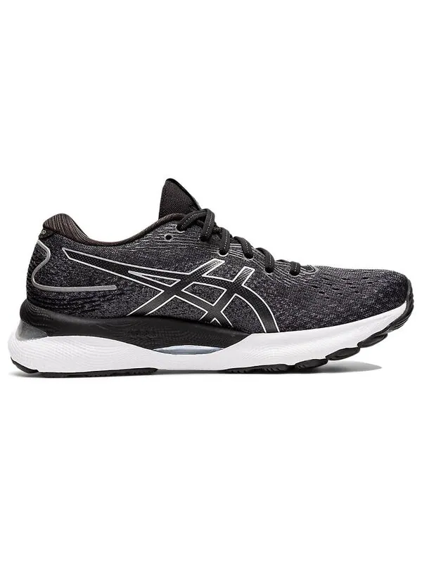 Кроссовки гелевые нимбус 24 ширина Asics — изображение 2 из 4, черный/белый
