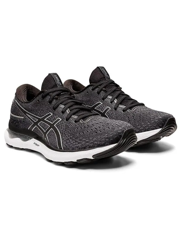 Кроссовки гелевые нимбус 24 ширина Asics — изображение 3 из 4, черный/белый