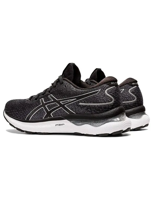 Кроссовки гелевые нимбус 24 ширина Asics — изображение 4 из 4, черный/белый