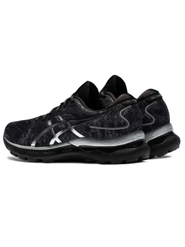 Кроссовки гель нимбус 24 платина Asics — изображение 4 из 4, черный/серый