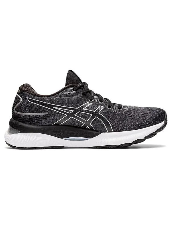 Кроссовки гель нимбус 24 Asics — изображение 2 из 4, черный/серый