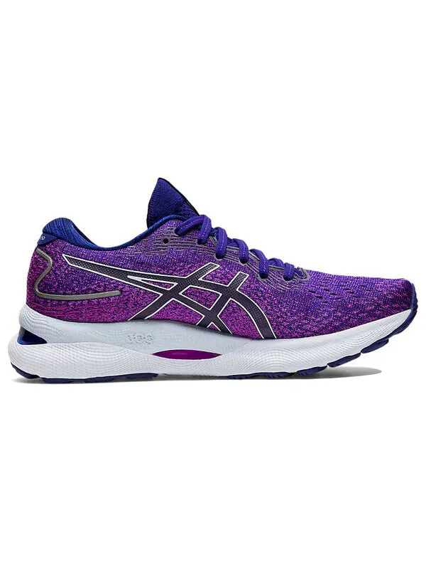 Кроссовки гель нимбус 24 Asics — изображение 2 из 4, фиолетовый
