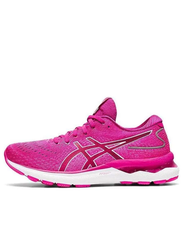 Кроссовки гель нимбус 24 Asics — изображение 1 из 4, розовый/красный