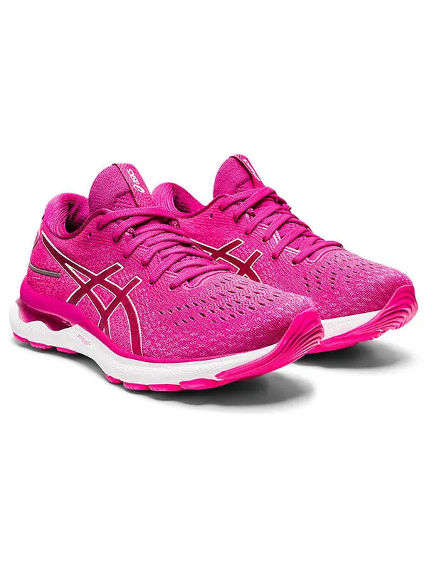 Кроссовки гель нимбус 24 Asics — изображение 3 из 4, розовый/красный