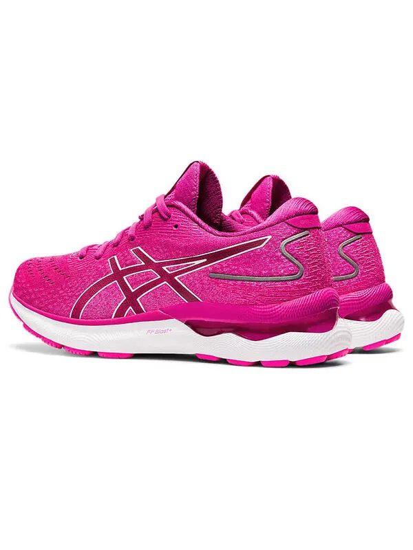 Кроссовки гель нимбус 24 Asics — изображение 4 из 4, розовый/красный
