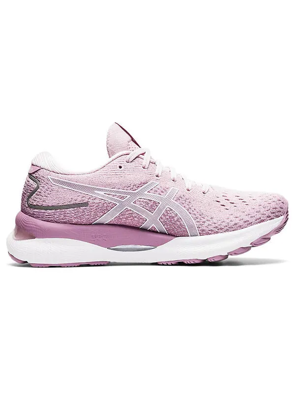 Кроссовки гель нимбус 24 Asics — изображение 2 из 4, розовый/синий