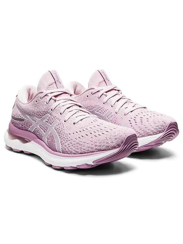 Кроссовки гель нимбус 24 Asics — изображение 3 из 4, розовый/синий