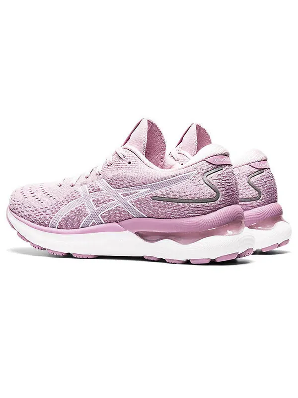 Кроссовки гель нимбус 24 Asics — изображение 4 из 4, розовый/синий
