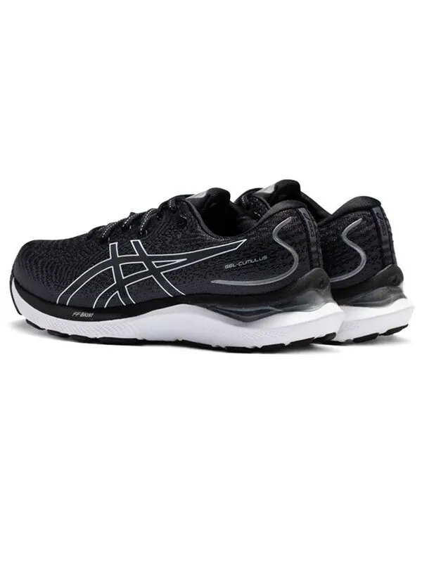 Кроссовки гелевые кумулюс 24 д шириной Asics — изображение 3 из 4, серый/белый