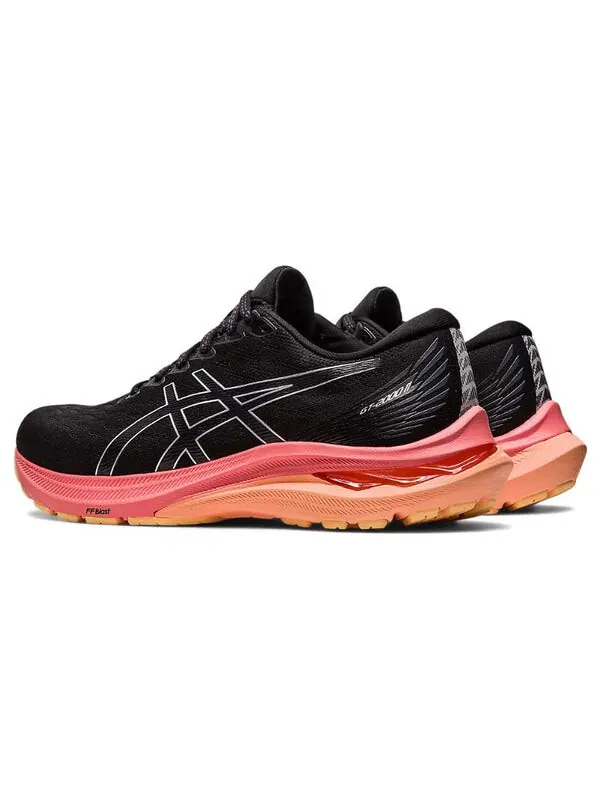 Кроссовки gt-2000 11 'black pure silver' Asics — изображение 4 из 4, черный/оранжевый