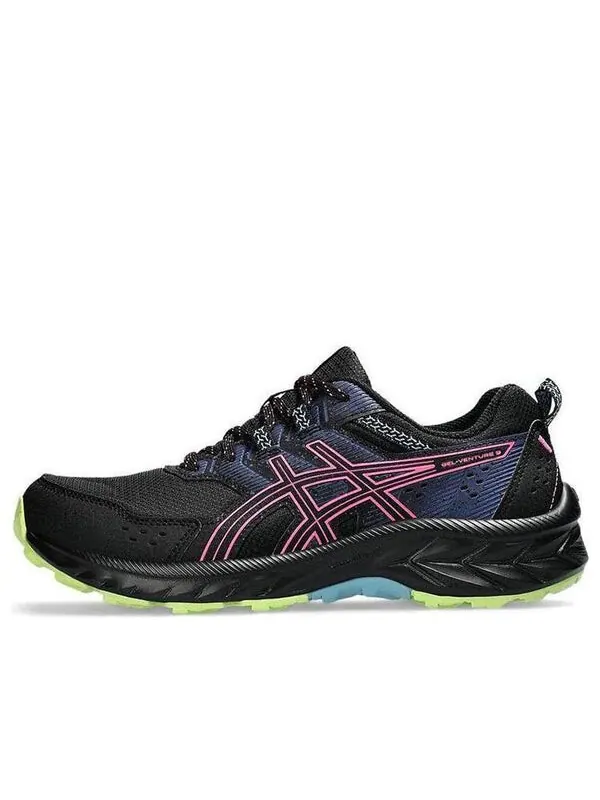 Кроссовки гель венчур 9 Asics — изображение 1 из 4, черный/розовый