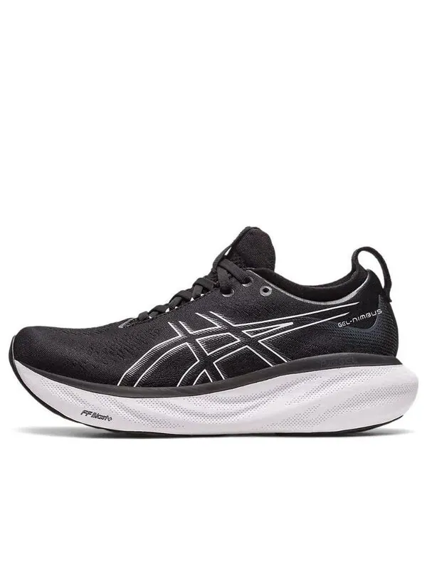 Кроссовки гель нимбус 25 Asics — изображение 1 из 4, черный/белый
