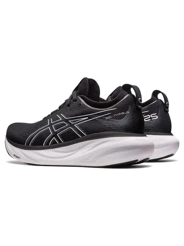 Кроссовки гель нимбус 25 Asics — изображение 4 из 4, черный/белый