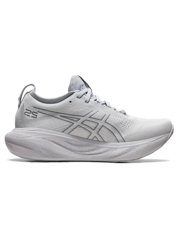 Кроссовки гель нимбус 25 Asics — изображение 2 из 4, серый