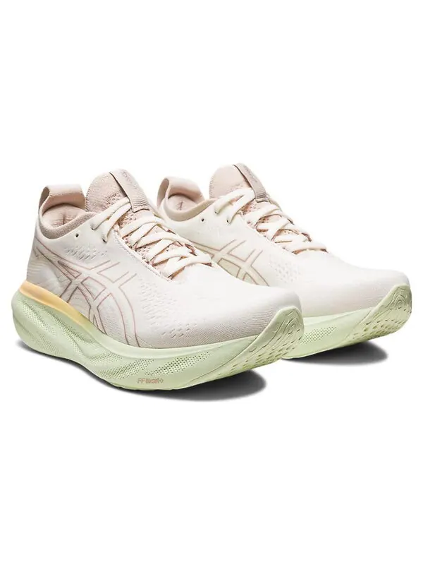 Кроссовки гель нимбус 25 Asics — изображение 3 из 4, бежевый