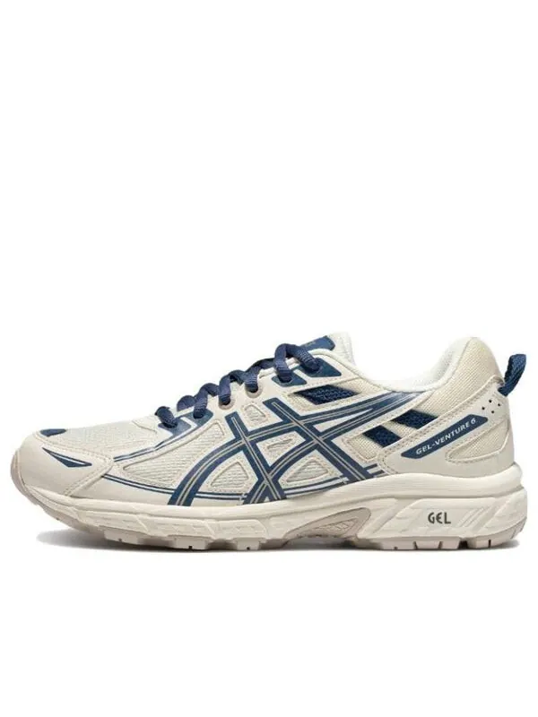 Кроссовки гель венчур 6 Asics — изображение 1 из 4, белый/синий