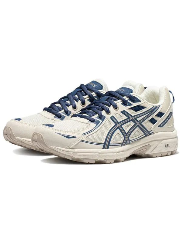 Кроссовки гель венчур 6 Asics — изображение 2 из 4, белый/синий