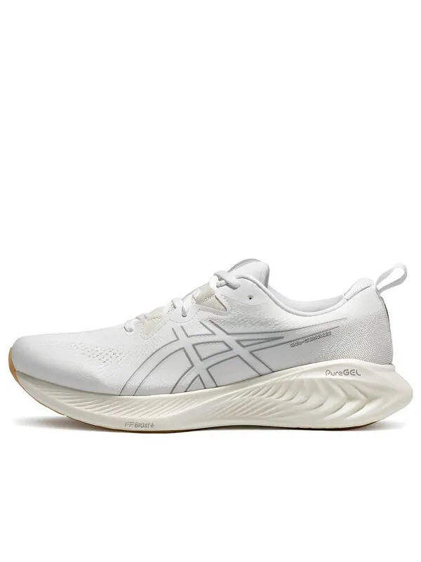 Кроссовки гелевые кумулус 25 кроссовки для бега Asics — изображение 1 из 2, белый/серый