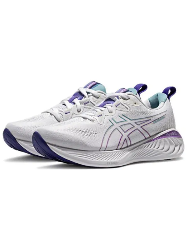 Кроссовки гель кумулус 25 Asics — изображение 2 из 3, белый/синий